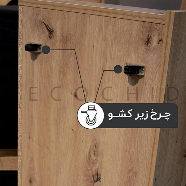 تخت خواب دکوچید مدل آکو دو نفره عرض 160 - تصویر 11