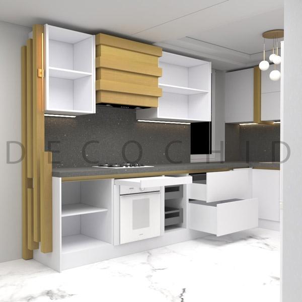 کابینت آشپزخانه دکوچید مدل D.3035 - تصویر 3