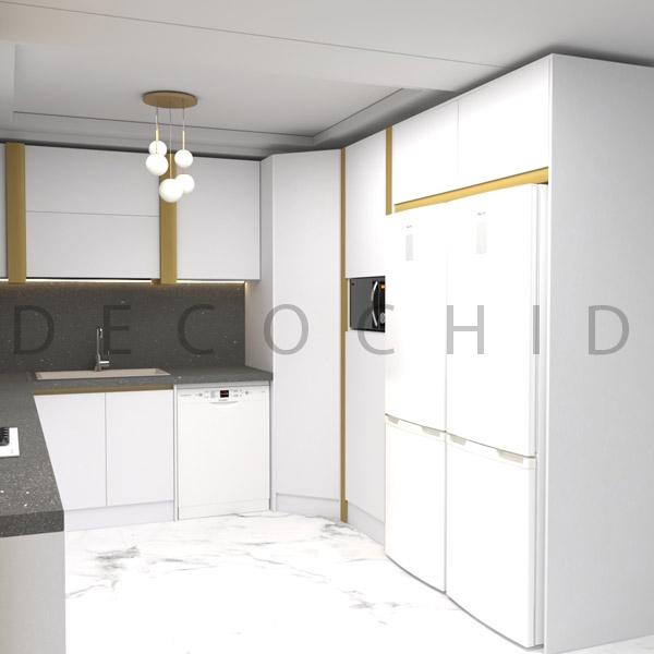 کابینت آشپزخانه دکوچید مدل D.3035 - تصویر 4