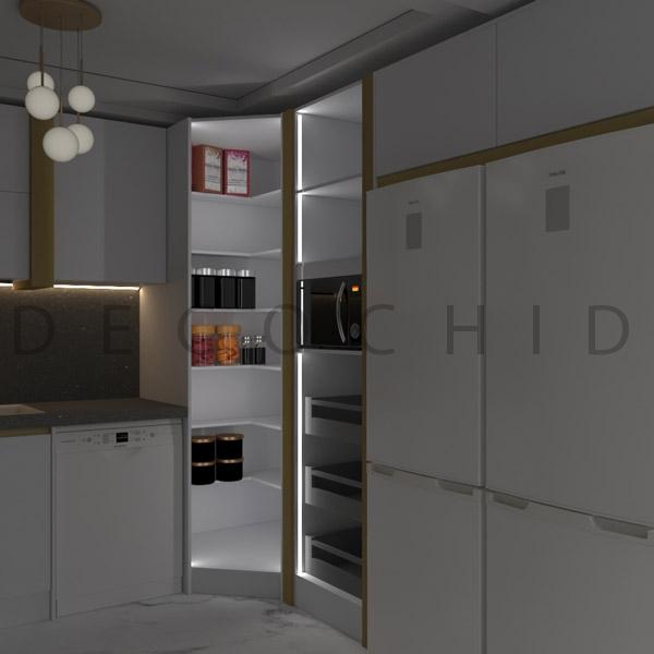 کابینت آشپزخانه دکوچید مدل D.3035 - تصویر 8