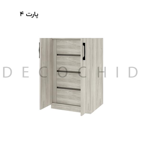 کمد لباس دکوچید مدل پازلی - تصویر 11