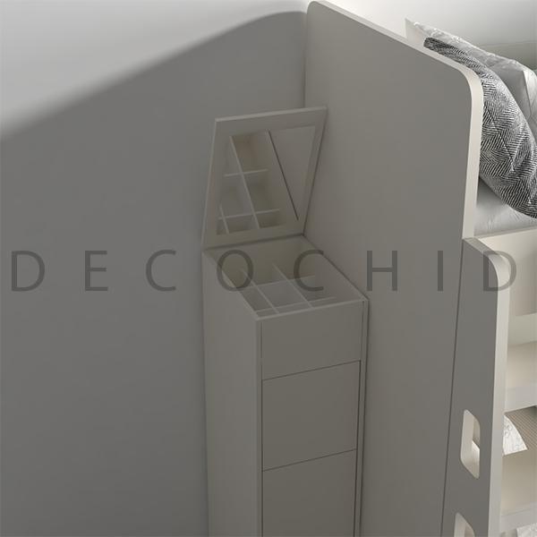 تخت خواب دو طبقه دکوچید مدل D.1147 - تصویر 3