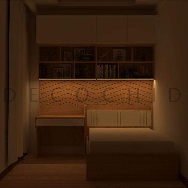 تخت خواب یک نفره دکوچید مدل D.1183 - تصویر 3