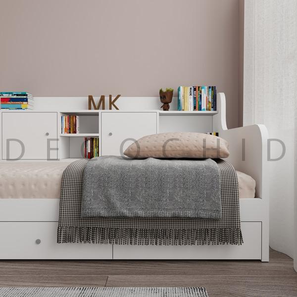 تخت خواب یک نفره دکوچید مدل D.1058 - تصویر 2