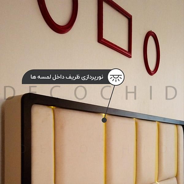 تخت خواب دکوچید مدل بنیتا عرض 160 - تصویر 5