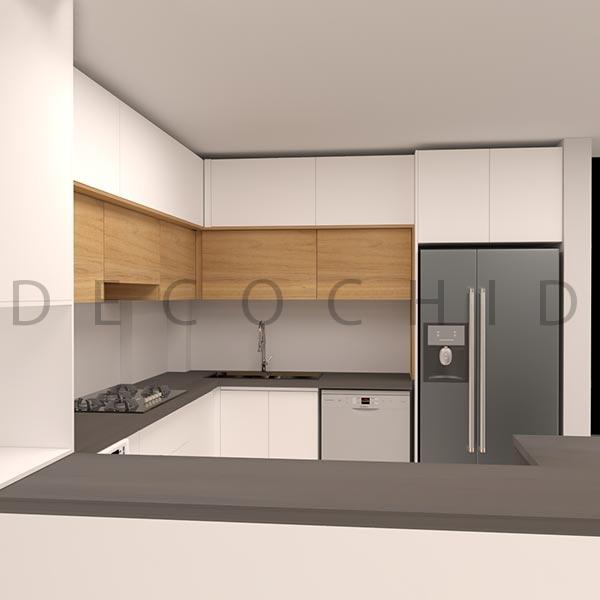 کابینت آشپزخانه دکوچید مدل D.3007 - تصویر 3