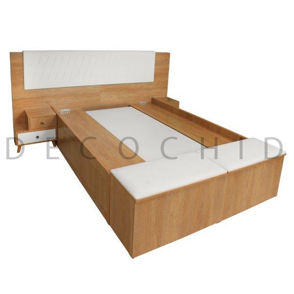 تخت خواب دو نفره دکوچید مدل ونوس - تصویر 4