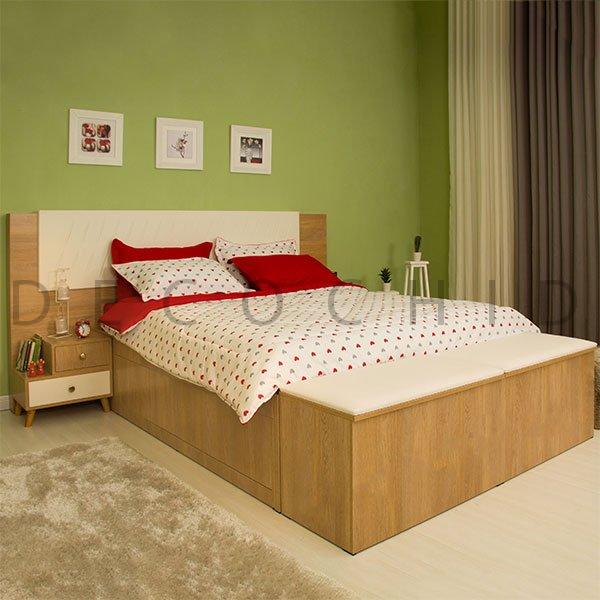 تخت خواب دو نفره دکوچید مدل ونوس