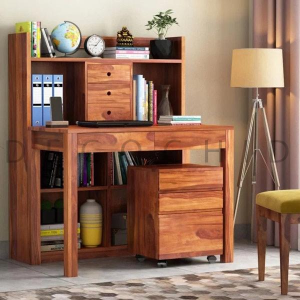 میز تحریر کتابخانه دار دکوچید مدل D.4007