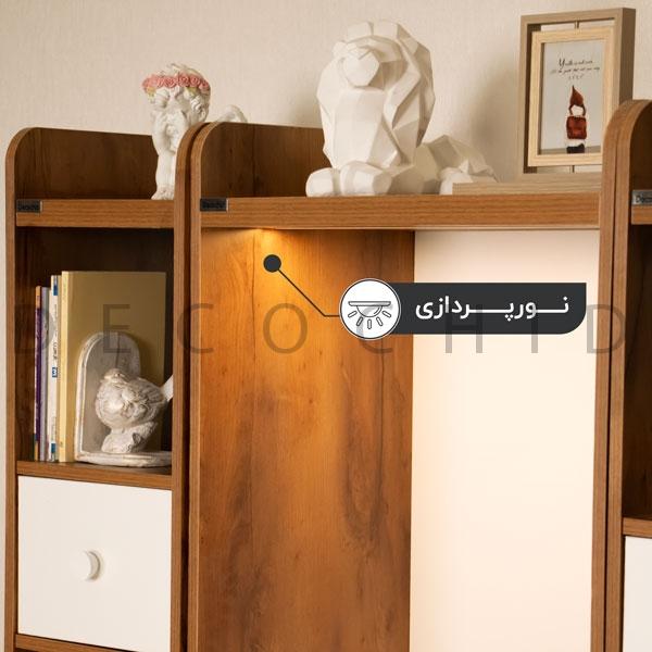 کتابخانه دکوچید مدل هرمان باکس نشیمن - تصویر 16