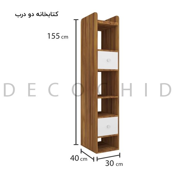 کتابخانه دکوچید مدل هرمان باکس نشیمن - تصویر 4