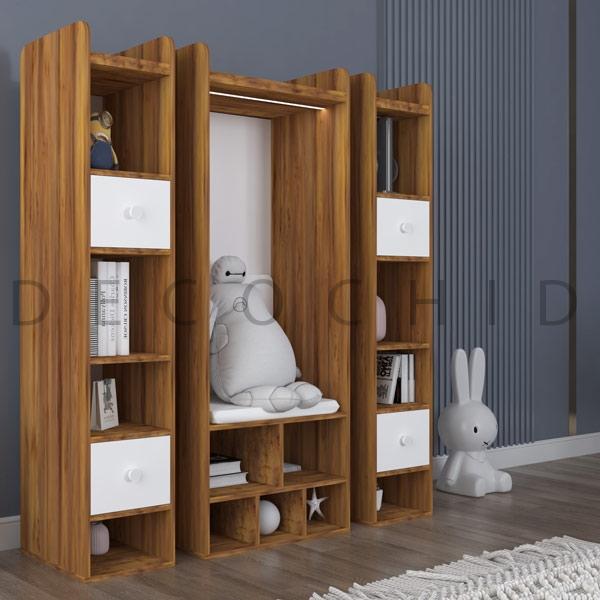 کتابخانه دکوچید مدل هرمان باکس نشیمن - تصویر 7