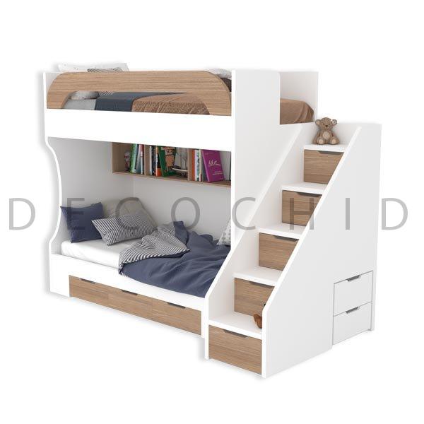 تخت خواب دو طبقه دکوچید مدل D.1006 - تصویر 2