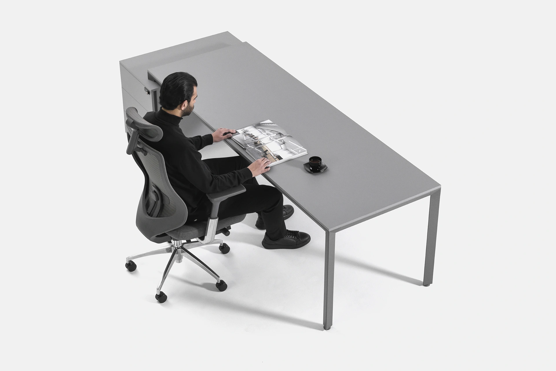 میز اداری فرازین مدل FWS-270 - تصویر 15
