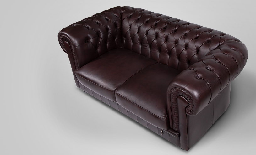 مبل راحتی هارمونی مدل NA 036 2S D23 چرم طبیعی - تصویر 5
