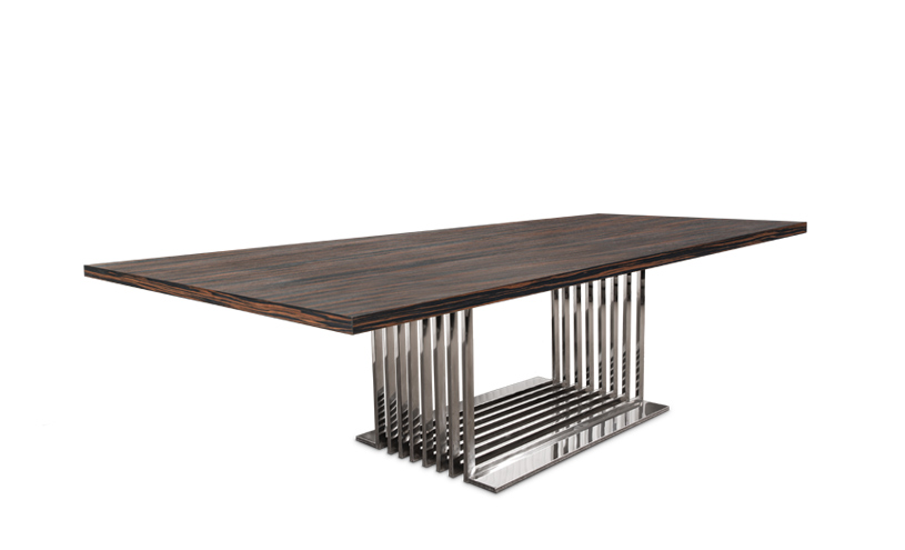 میز غذاخوری هارمونی مدل قشقایی T22 Ebony - تصویر 4