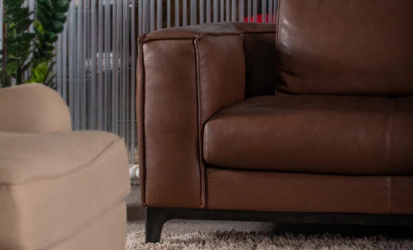مبل راحتی هارمونی مدل AHS 316 چرم طبیعی - تصویر 6