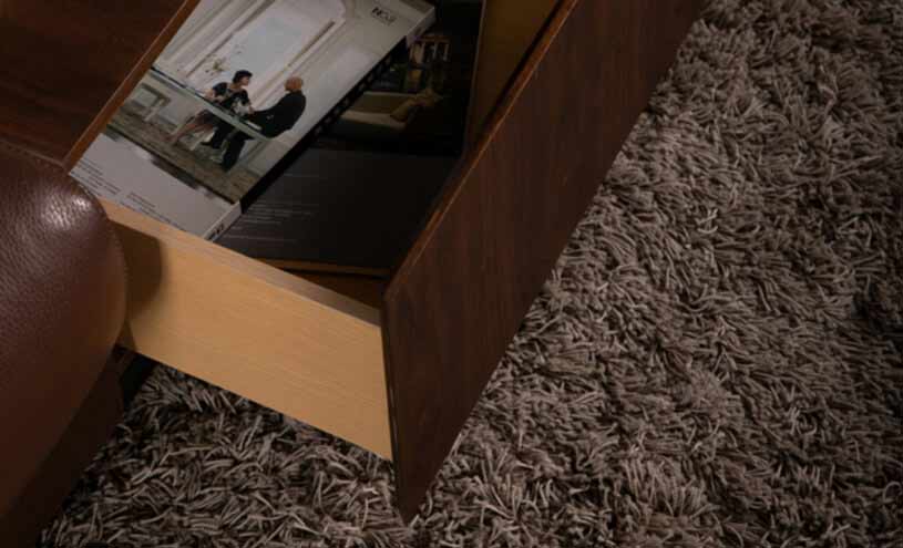 مبل راحتی هارمونی مدل AHS 316 چرم طبیعی - تصویر 7