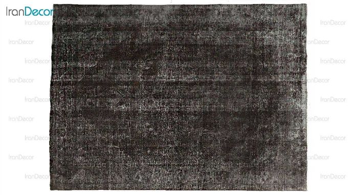 فرش دستباف وینتیج ایپک مشکی - تصویر 3