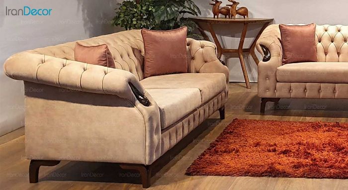 مبل چستر نیک آذین مدل شیکاگو F2 سه نفره - تصویر 5