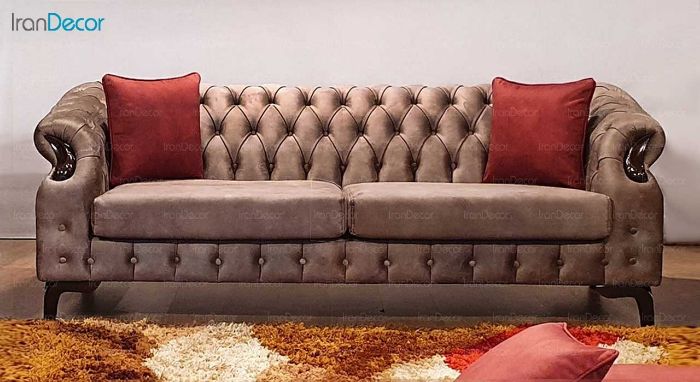 مبل چستر نیک آذین مدل شیکاگو F2 سه نفره
