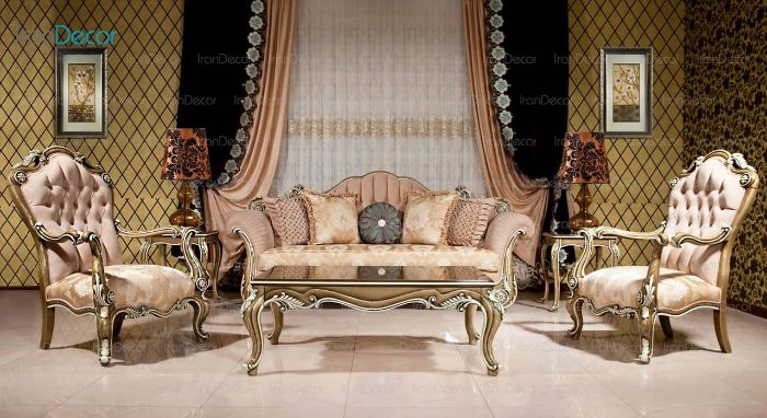 سرویس مبل استیل ژیگس مدل یاپراکلی