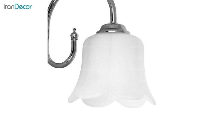 چراغ دیواری چشمه نور مدل 809.1W استیل - تصویر 2