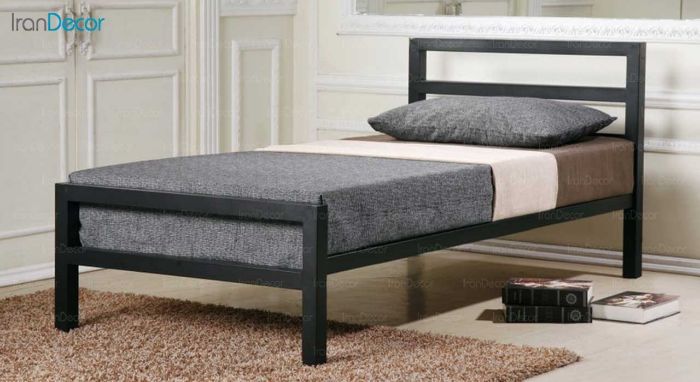تخت خواب یک نفره دورمی مدل سیتی فلزی - تصویر 6