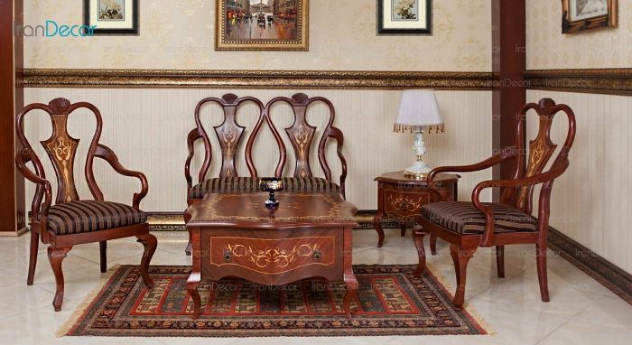 مبل کلاسیک آفتاب مدل چپندل