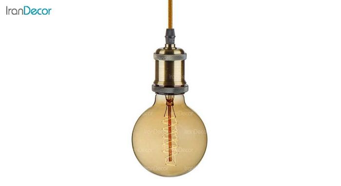 چراغ آویز چشمه نور مدل T3334-1H-4 همراه با لامپ ادیسونی - تصویر 2