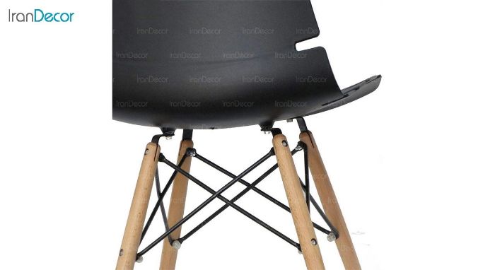 صندلی بنیزان پایه ایفلی چوبی مرجان M500 - تصویر 9