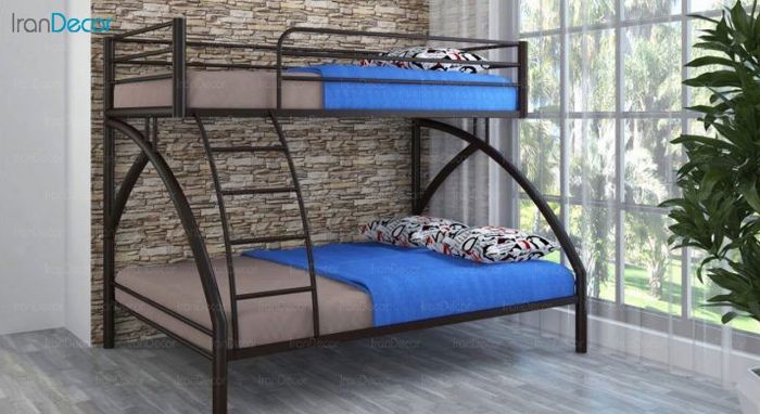 تخت دو طبقه دورمی مدل sd410 فلزی