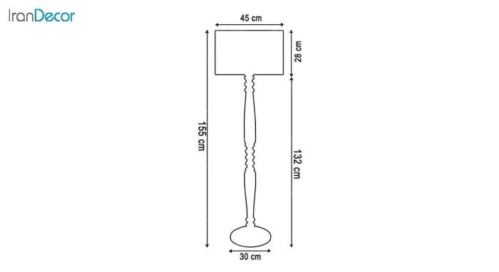آباژور ایستاده آرام مدل 03/ML7005 - تصویر 2