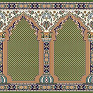 فرش سجاده ای لیدوما مدل طرح نیایش