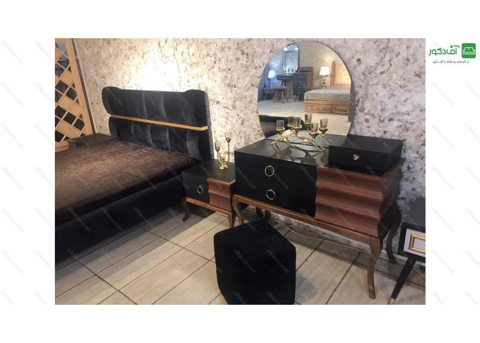 تخت خواب دو نفره مدل کارن - تصویر 17