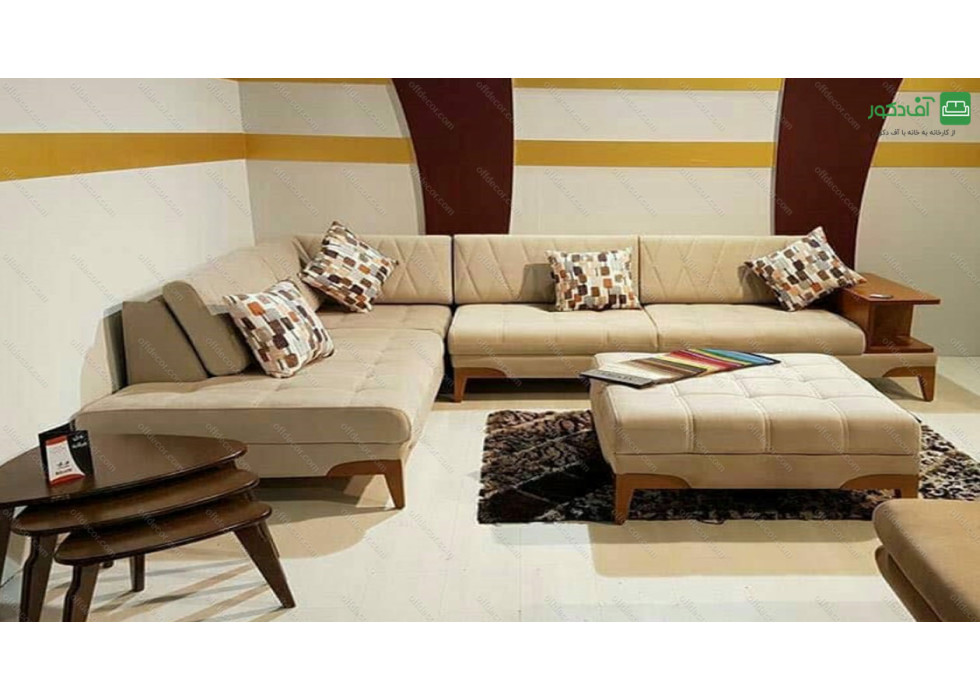 مبل ال مدل کاژو باکس دار - تصویر 2