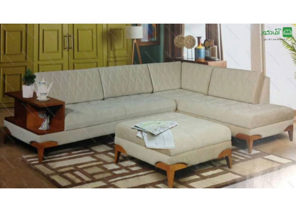 مبل ال مدل کاژو باکس دار - تصویر 5