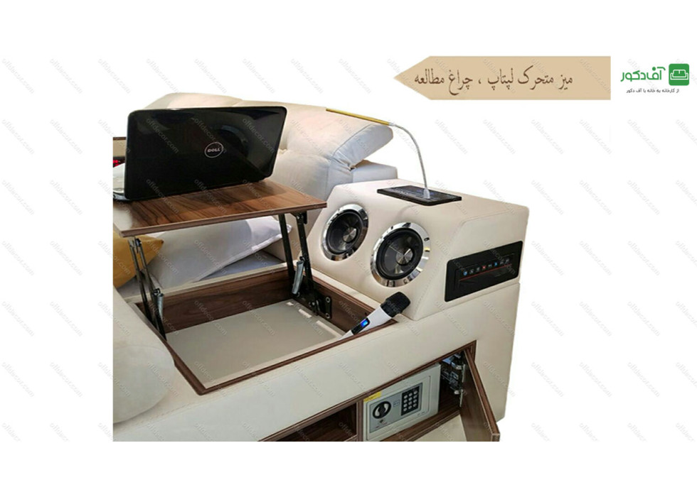 تخت خواب هوشمند مدل لوگانو دو نفره ماساژور - تصویر 20