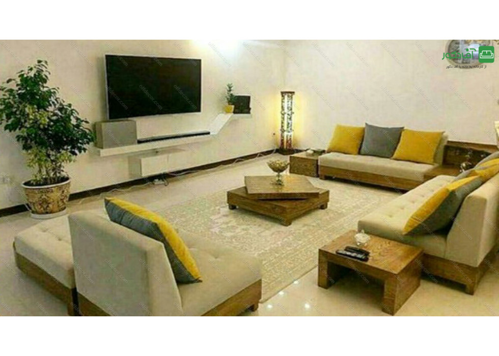 مبل ال مدل ربکا چوبی