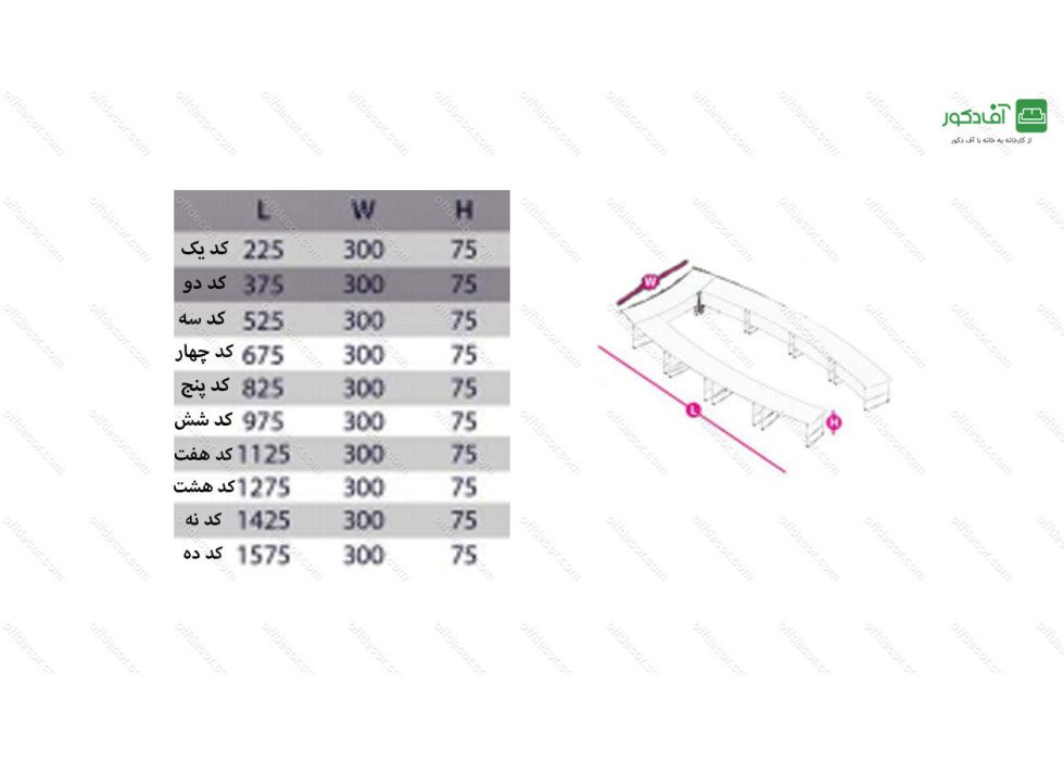 میز کنفرانس مدل 4035 - تصویر 2