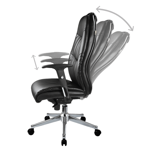 صندلی مدیریتی راحتیران مدل T 6120 فوم دار - تصویر 3