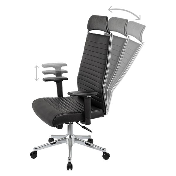صندلی مدیریتی راحتیران مدل T 7290 - تصویر 2