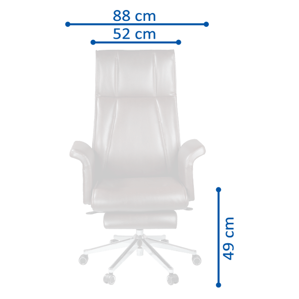 صندلی مدیریتی راحتیران مدل T 1115 - تصویر 5