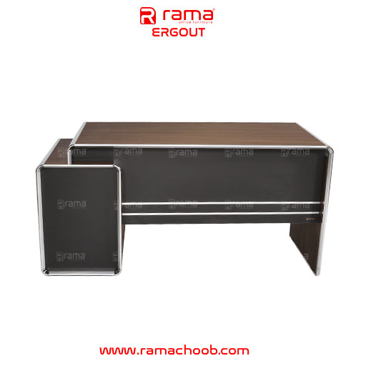 میز کارمندی راما چوب مدل ارگوت سه کشو ثابت - تصویر 7