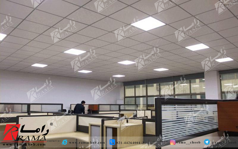 سقف کاذب راما چوب کاذب60*60 آکوستیک - تصویر 8
