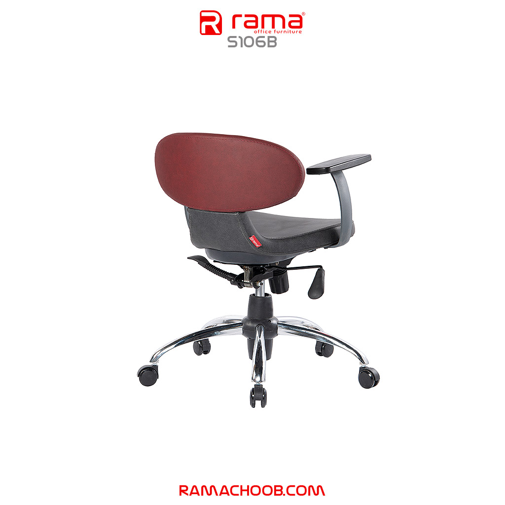 صندلی اداری راما چوب مدل S106B - تصویر 7