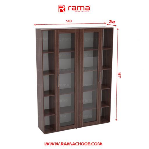 کتابخانه مدیریتی راما چوب مدل بارانیک - تصویر 3