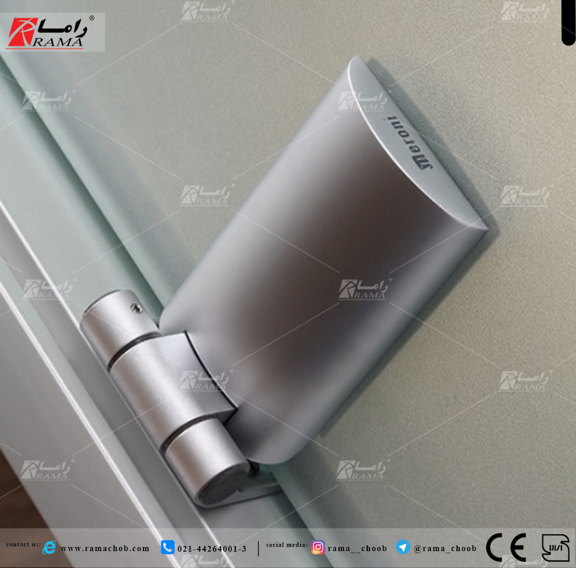 پارتیشن اداری راما چوب دوجداره آلومینیوم - شیشه - تصویر 5