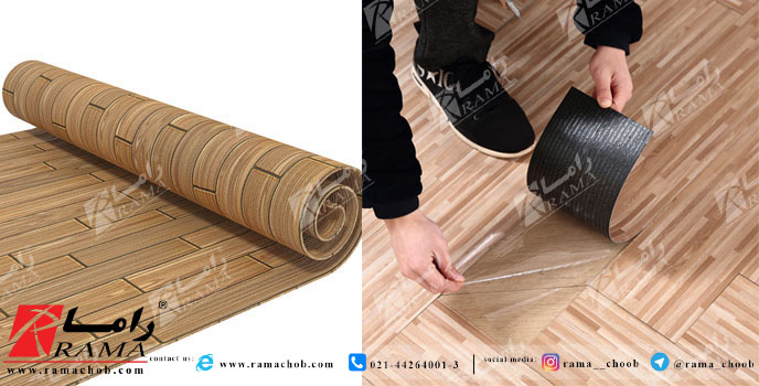 کفپوش PVC راما چوب - تصویر 3