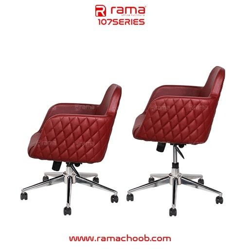 صندلی اداری راما چوب مدل S107B - تصویر 5